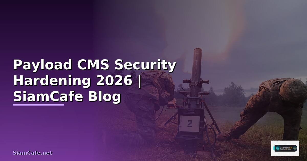 Payload CMS Security Hardening ป้องกันแฮก —