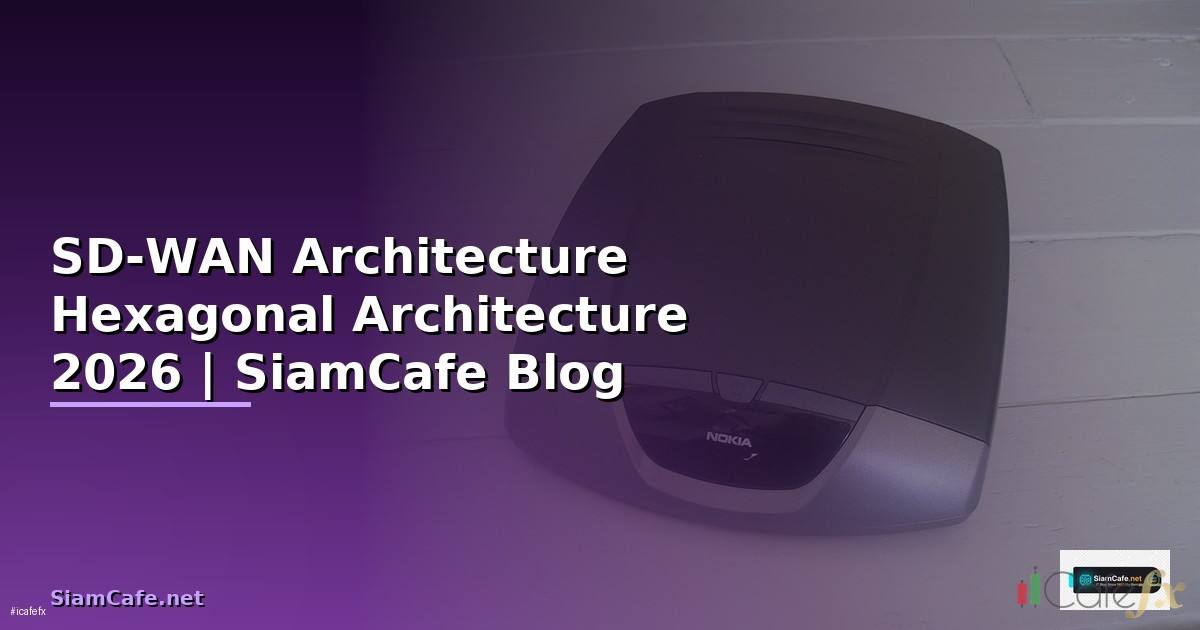 SD-WAN Architecture Hexagonal Architecture
