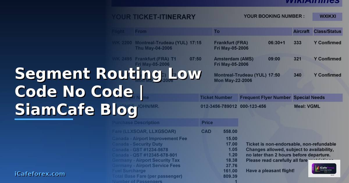 Segment Routing Low Code No Code