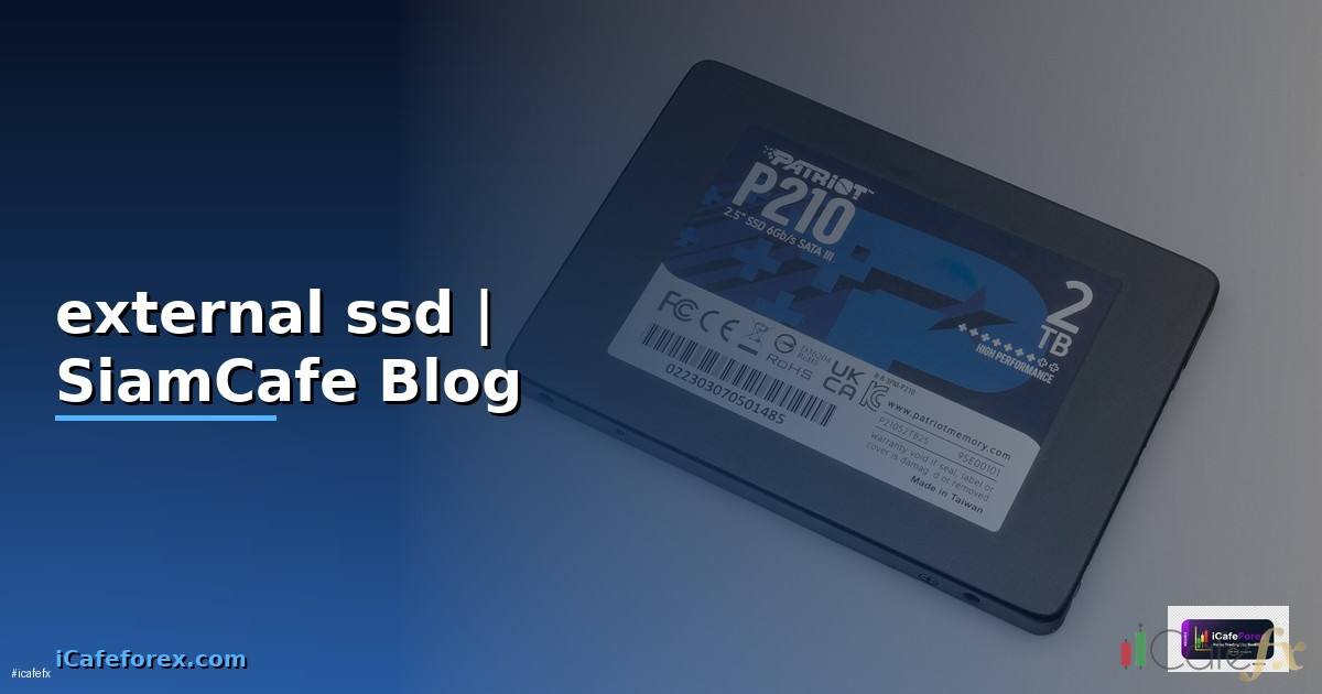 external ssd คืออะไร