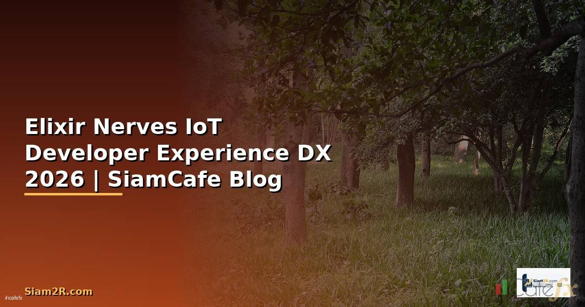 Elixir Nerves IoT Developer Experience DX