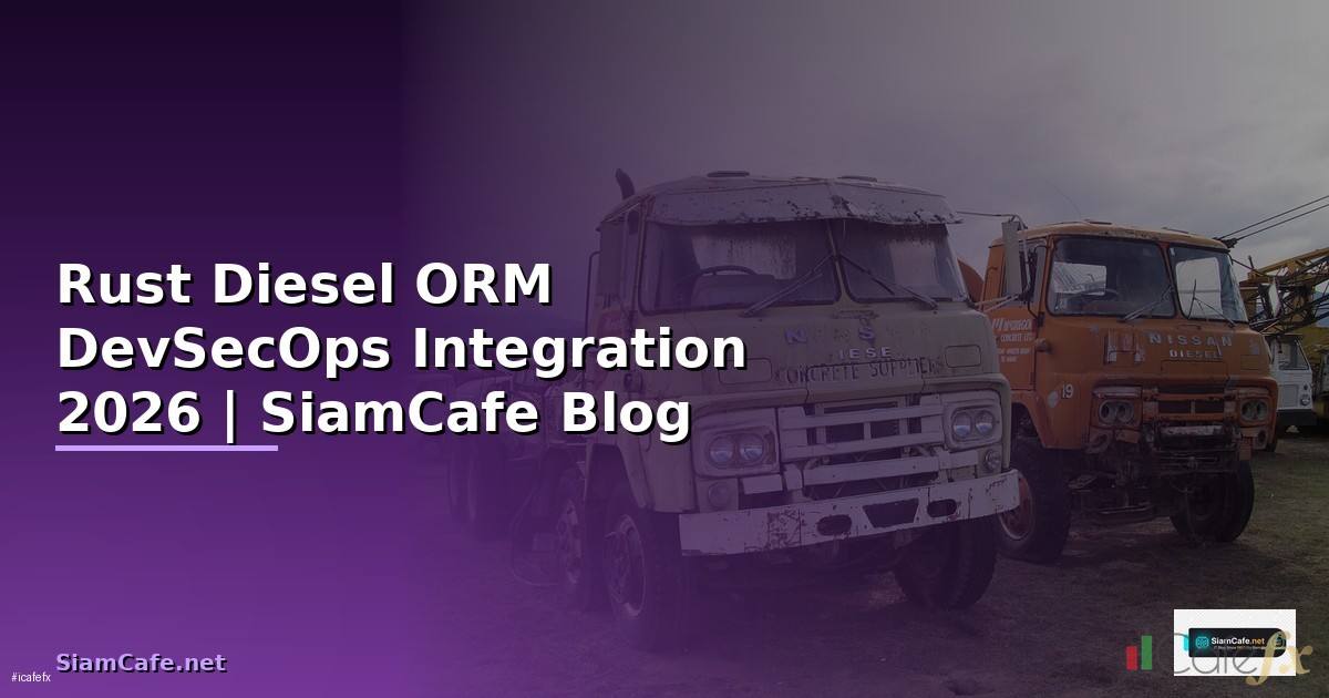 Rust Diesel ORM DevSecOps Integration