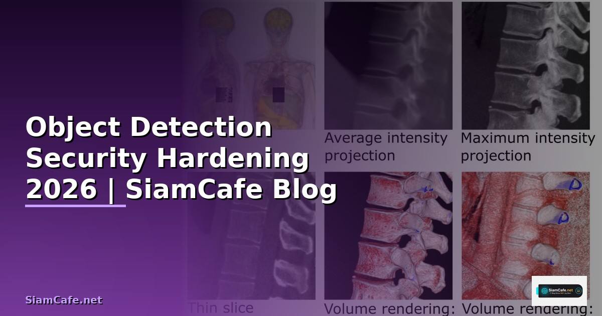 Object Detection Security Hardening ป้องกันแฮก
