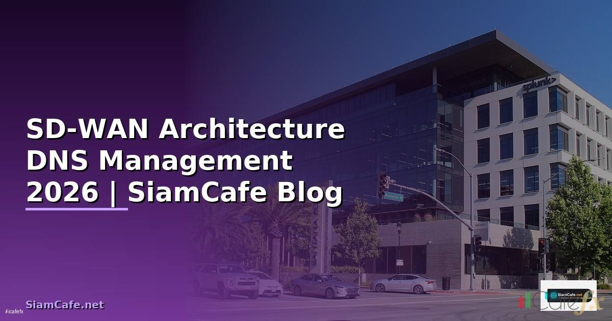 SD-WAN Architecture DNS Management — คู่มือฉบับสมบูรณ์ 2026