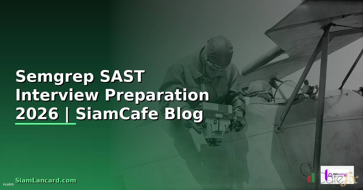 Semgrep SAST Interview Preparation — คู่มือฉบับสมบูรณ์ 2026