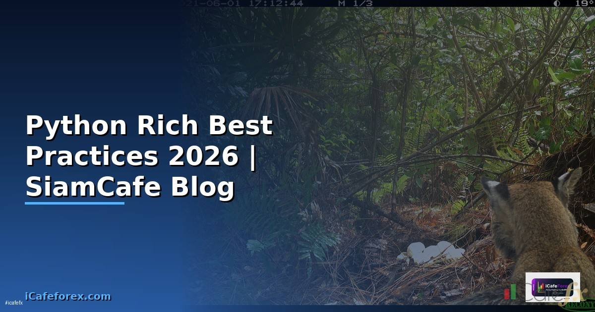 Python Rich Best Practices ที่ต้องรู้