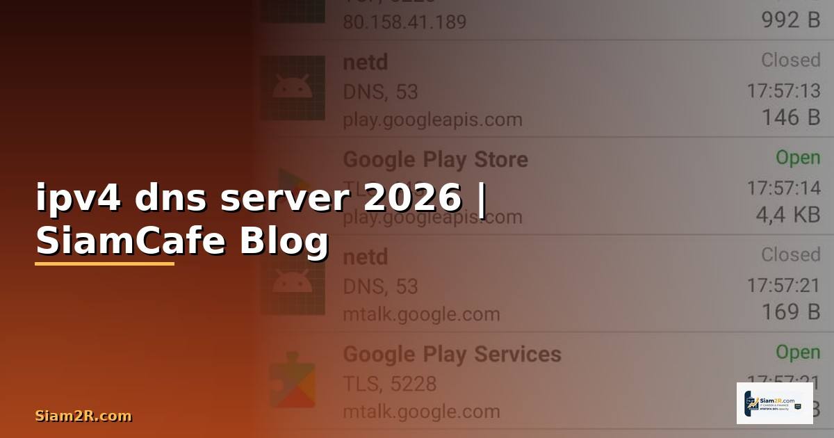 ipv4 dns server คือ