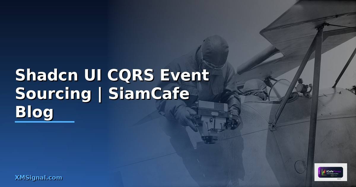 Shadcn UI CQRS Event Sourcing