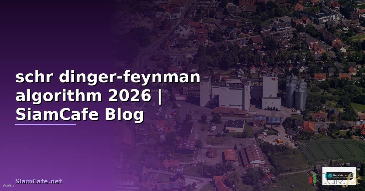 schrödinger-feynman algorithm คือ