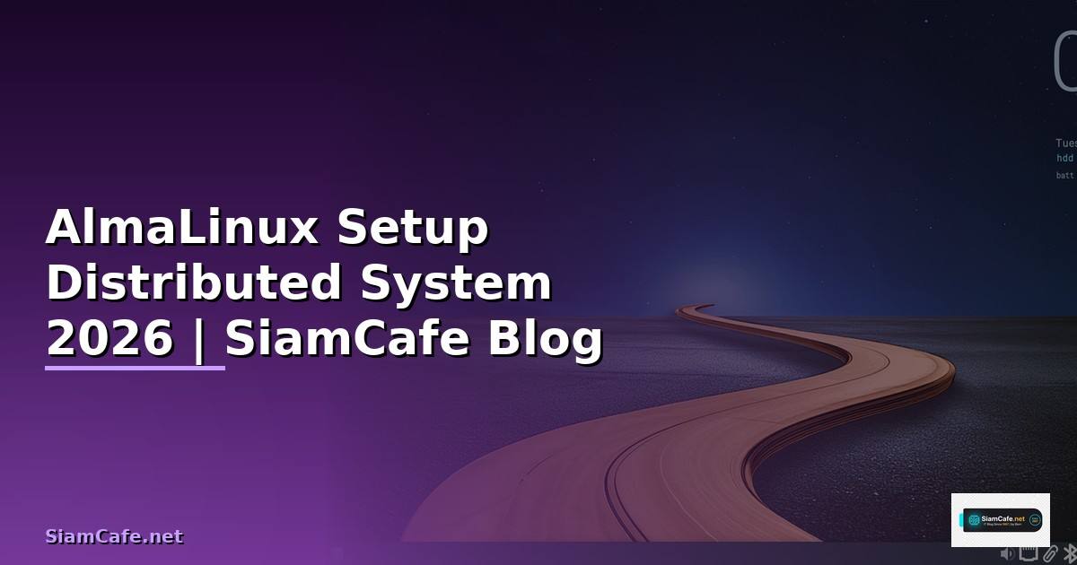 AlmaLinux Setup Distributed System