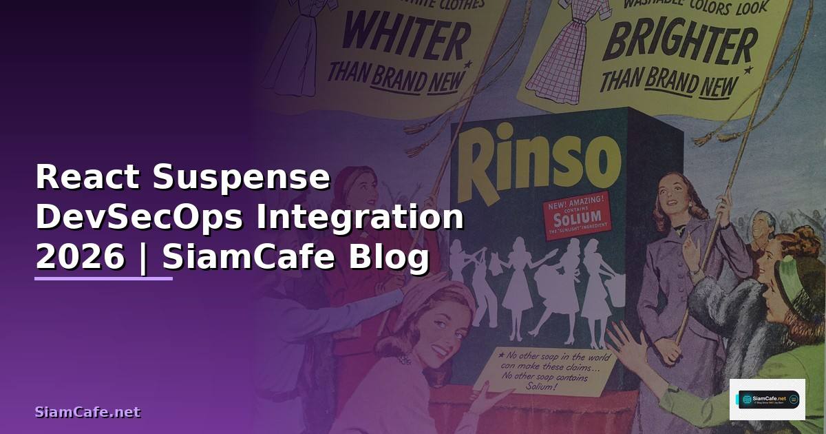 React Suspense DevSecOps Integration