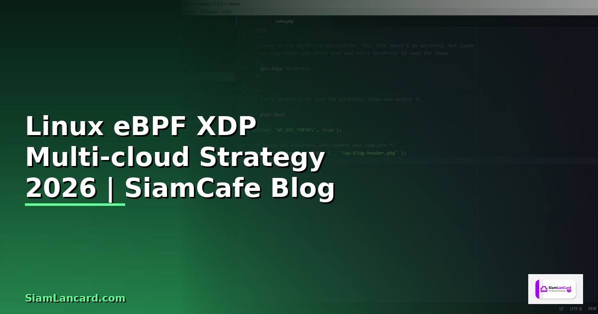 Linux eBPF XDP Multi-cloud Strategy