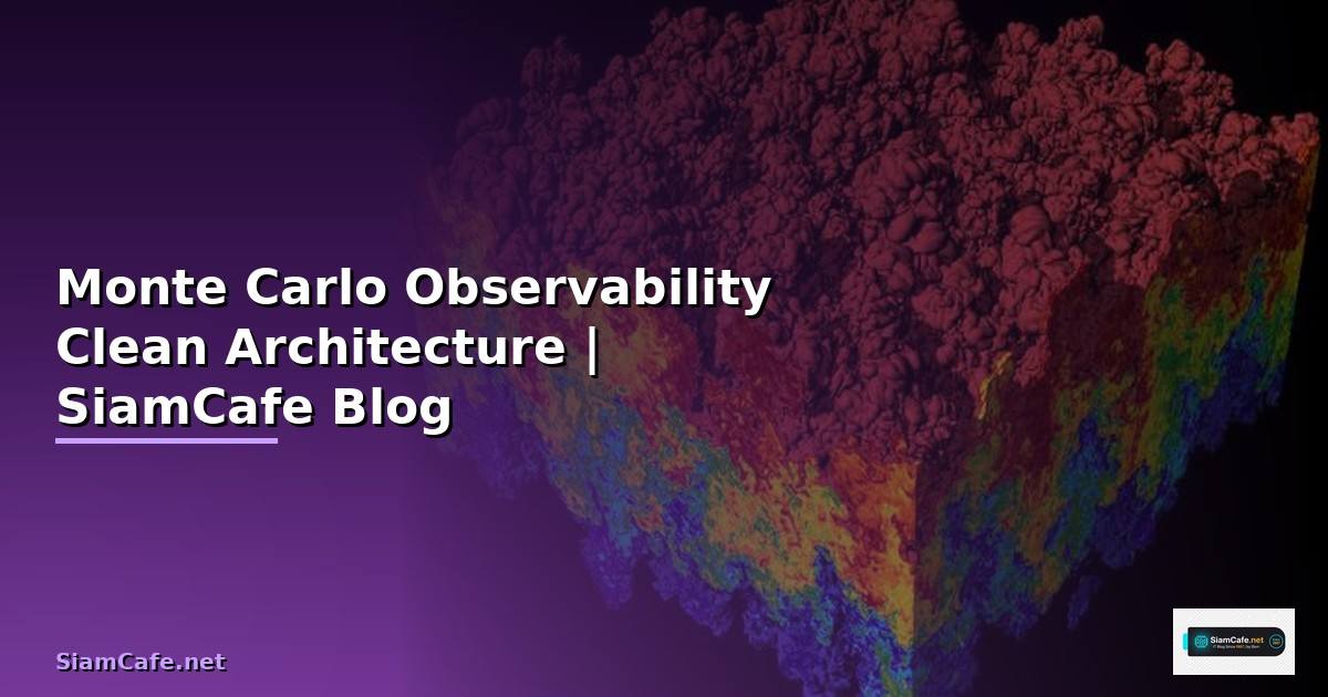 Monte Carlo Observability Clean Architecture