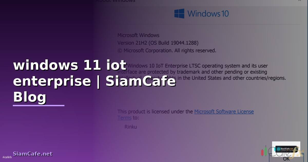 windows 11 iot enterprise คือ