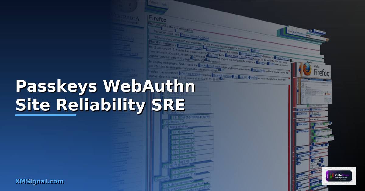 Passkeys WebAuthn Site Reliability SRE —