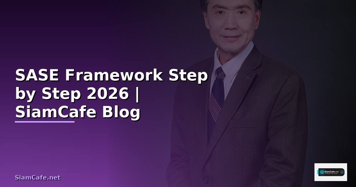 SASE Framework สำหรับมือใหม่ Step by Step —