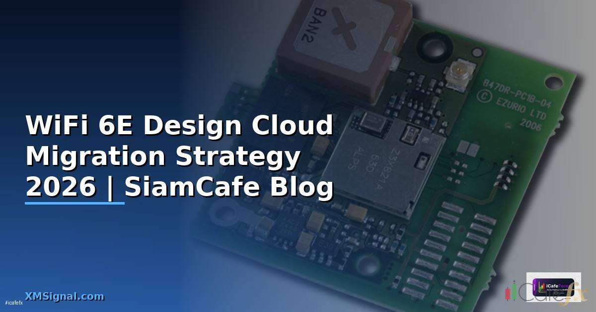 WiFi 6E Design Cloud Migration Strategy