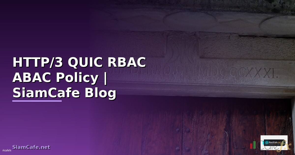 HTTP/3 QUIC RBAC ABAC Policy
