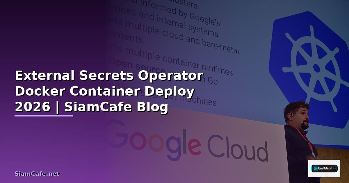 External Secrets Operator Docker Container Deploy