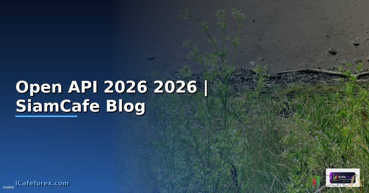 Open API คืออะไร — คู่มือโปรแกรมมิ่ง 2026