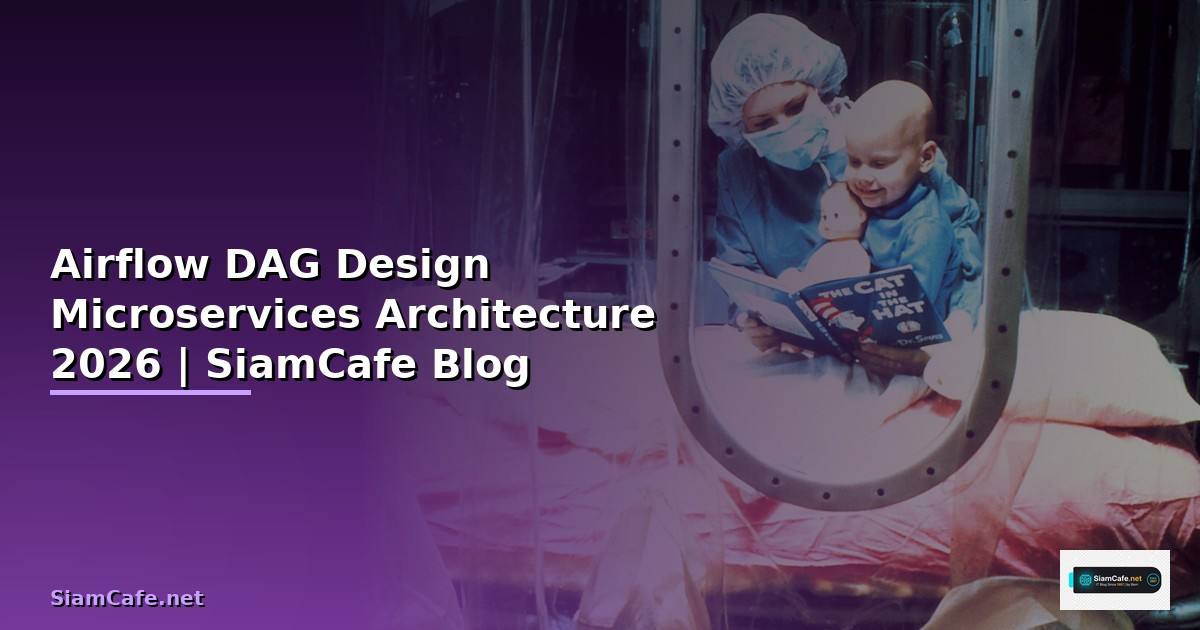 Airflow DAG Design Microservices Architecture — คู่มือฉบับสมบูรณ์ 2026