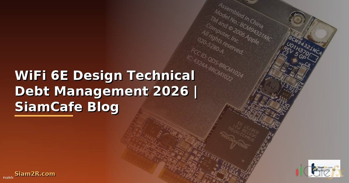 WiFi 6E Design Technical Debt Management