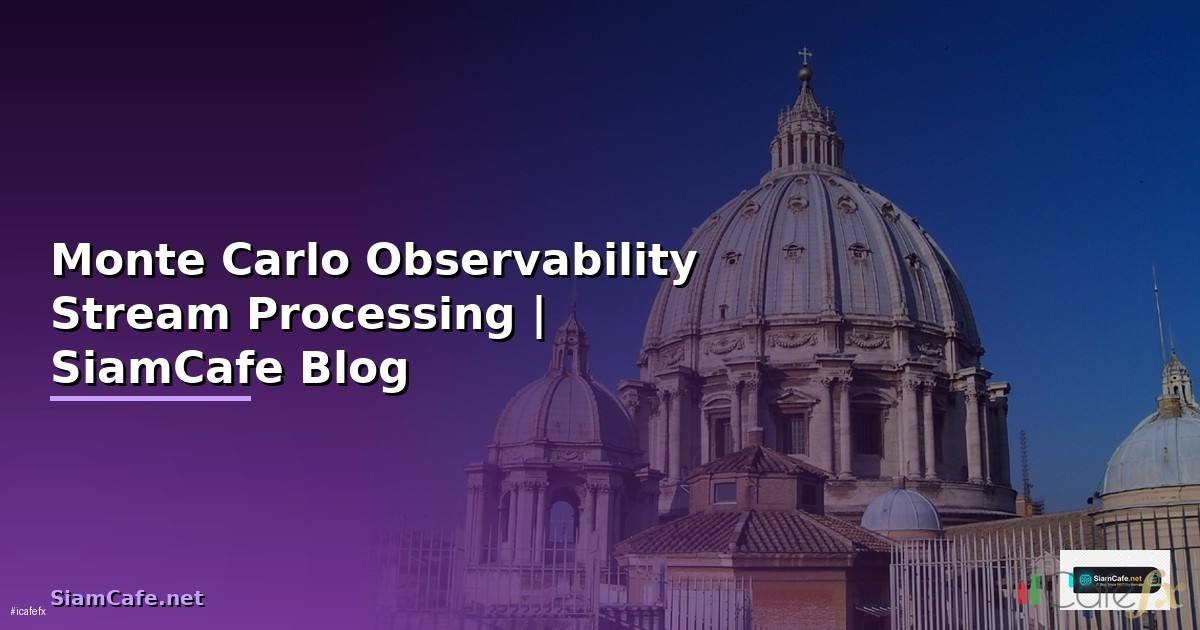 Monte Carlo Observability Stream Processing
