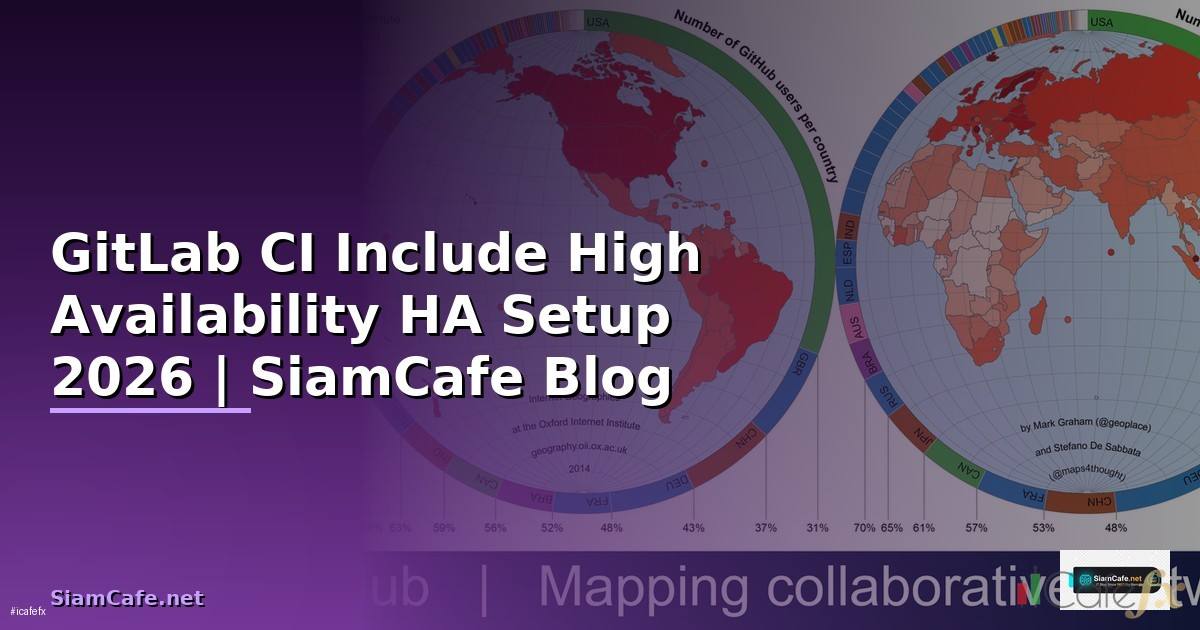 GitLab CI Include High Availability HA Setup
