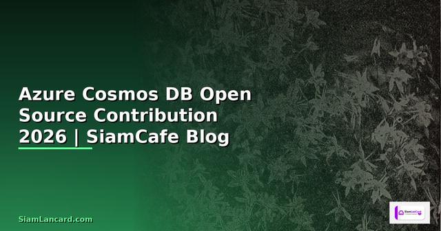 Azure Cosmos DB Open Source Contribution
