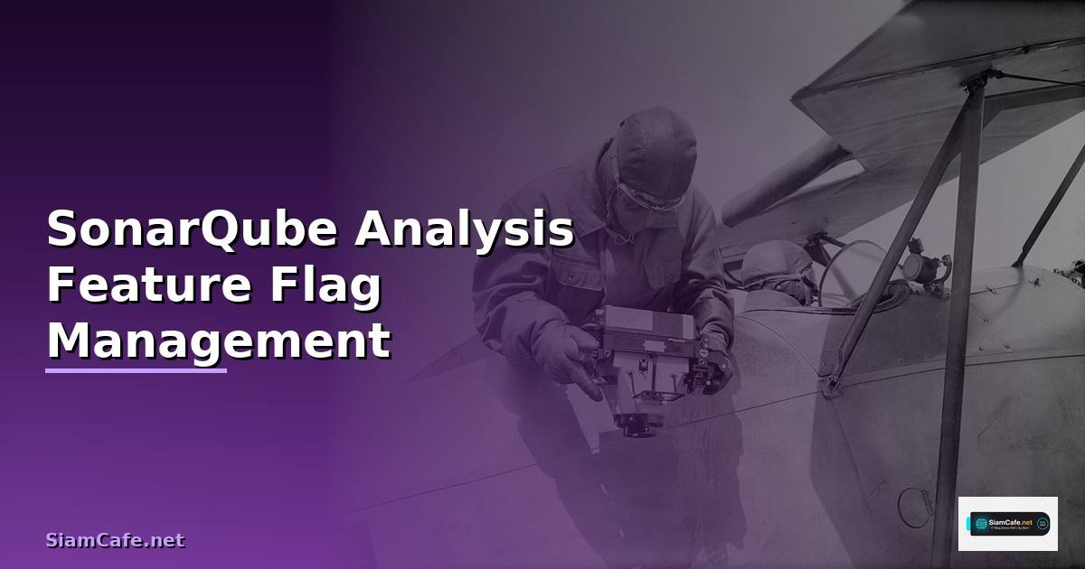 SonarQube Analysis Feature Flag Management —