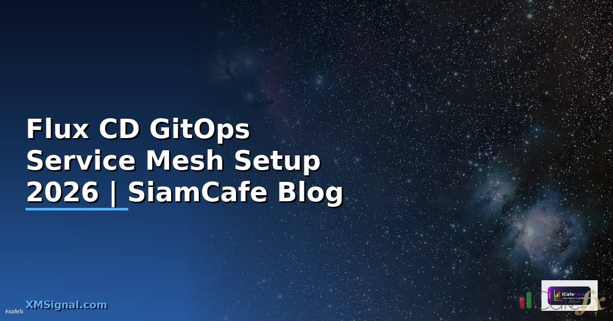 Flux CD GitOps Service Mesh Setup —