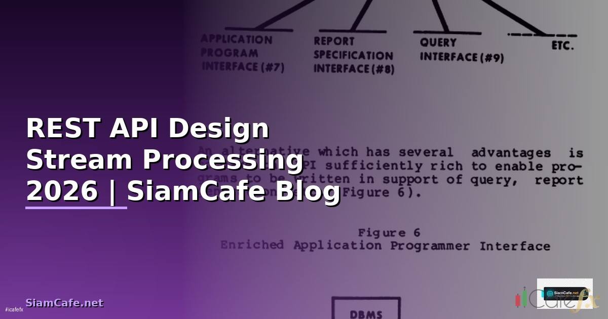 REST API Design Stream Processing