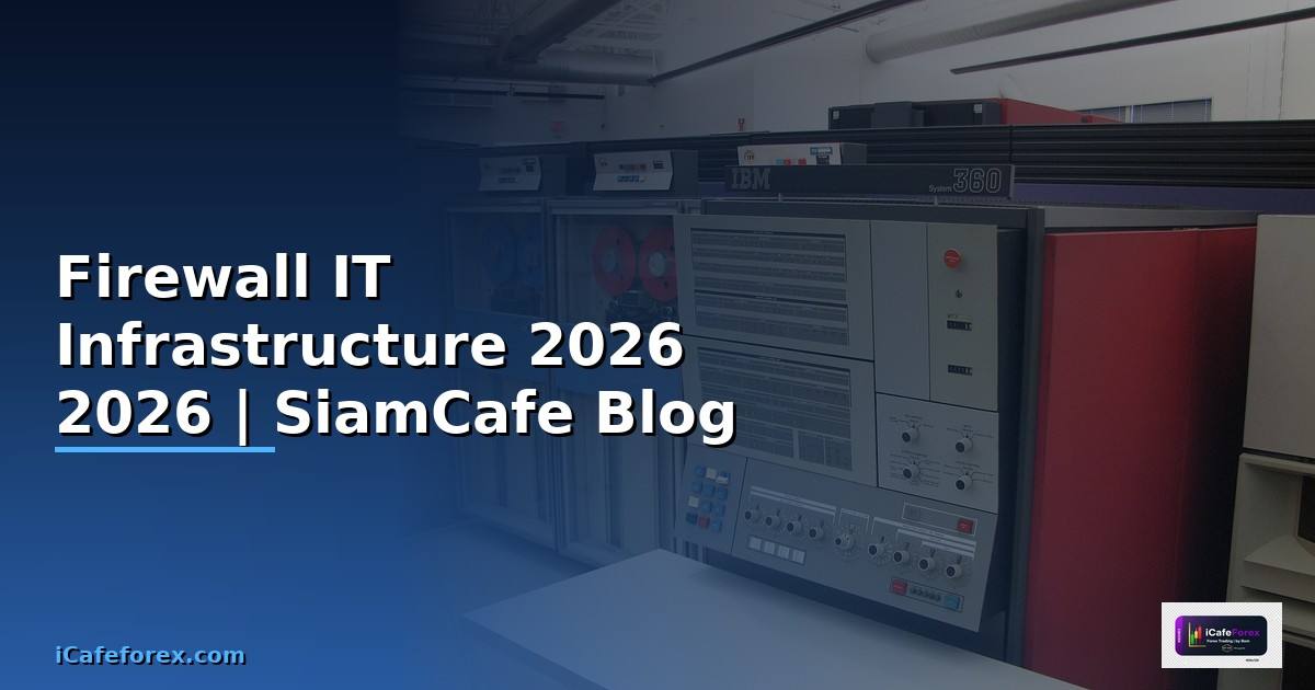 Firewall คืออะไร — คู่มือ IT Infrastructure 2026
