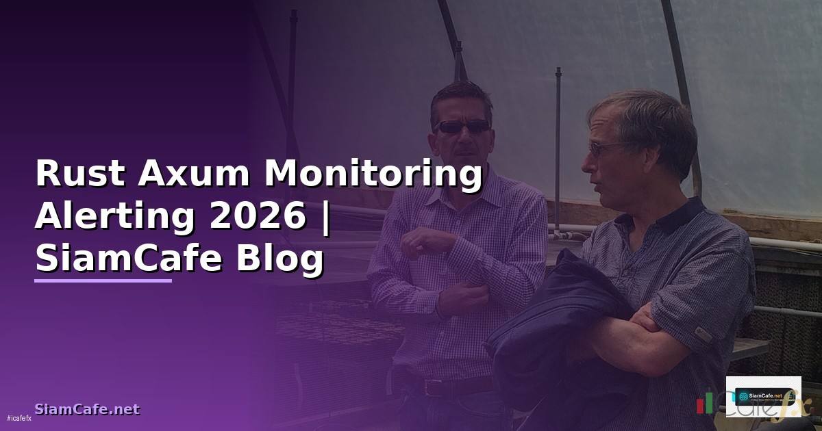 Rust Axum Monitoring และ Alerting
