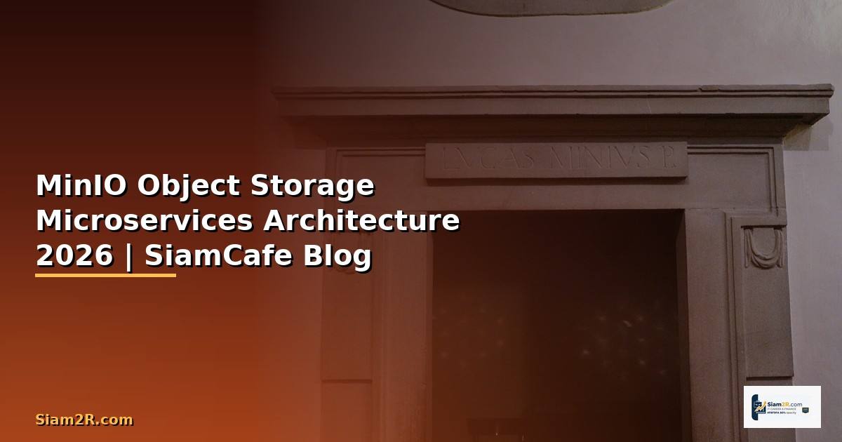 MinIO Object Storage Microservices Architecture