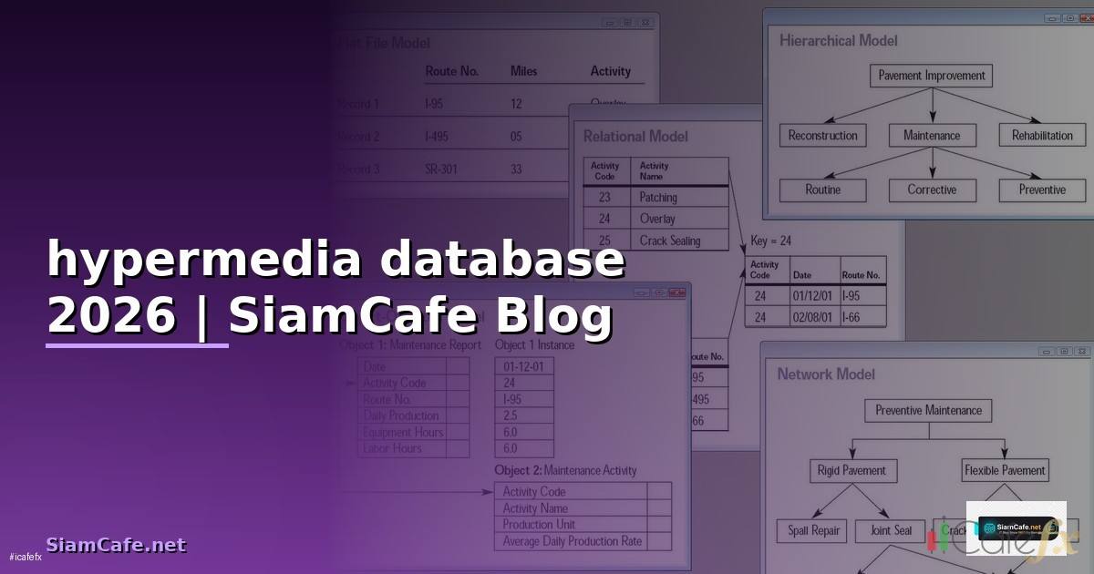 hypermedia database คือ — ทุกสิ่งที่ต้องรู้ในปี 2026