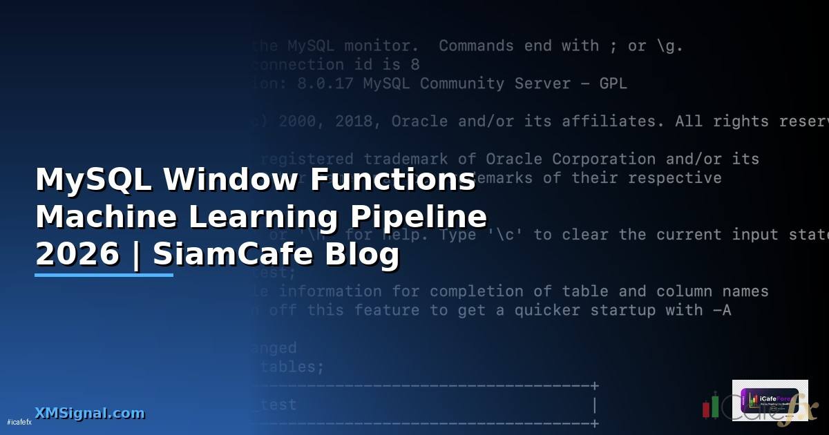 MySQL Window Functions Machine Learning Pipeline