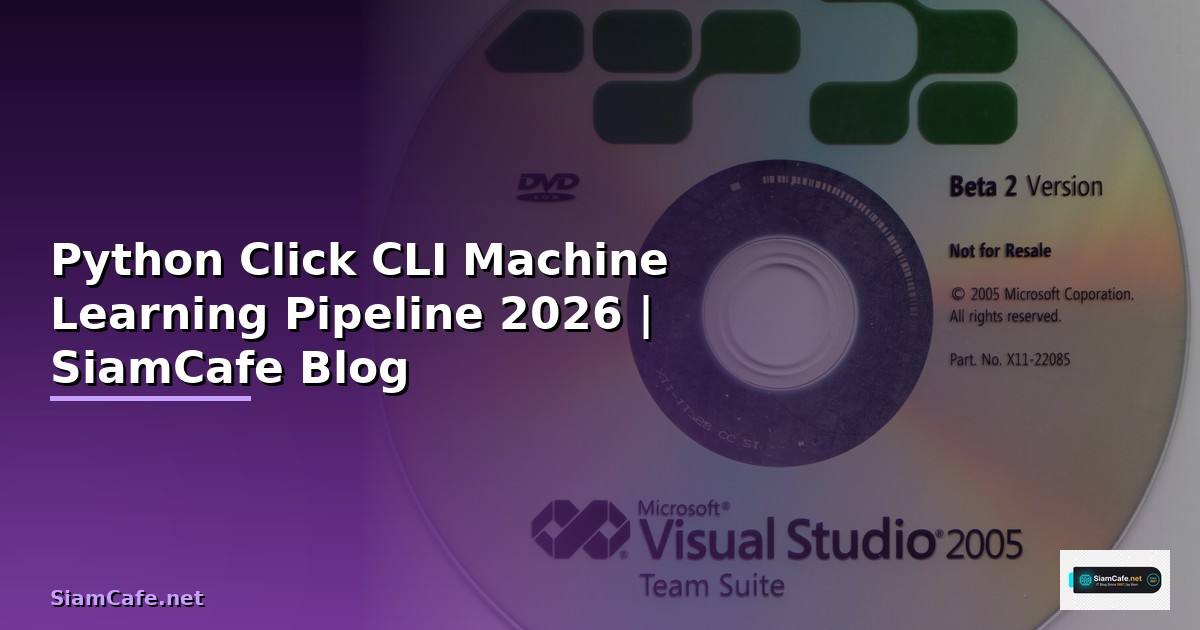 Python Click CLI Machine Learning Pipeline