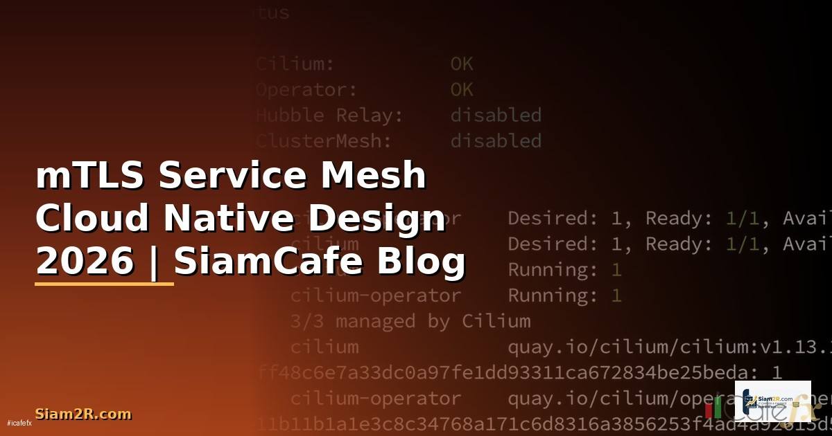 mTLS Service Mesh Cloud Native Design