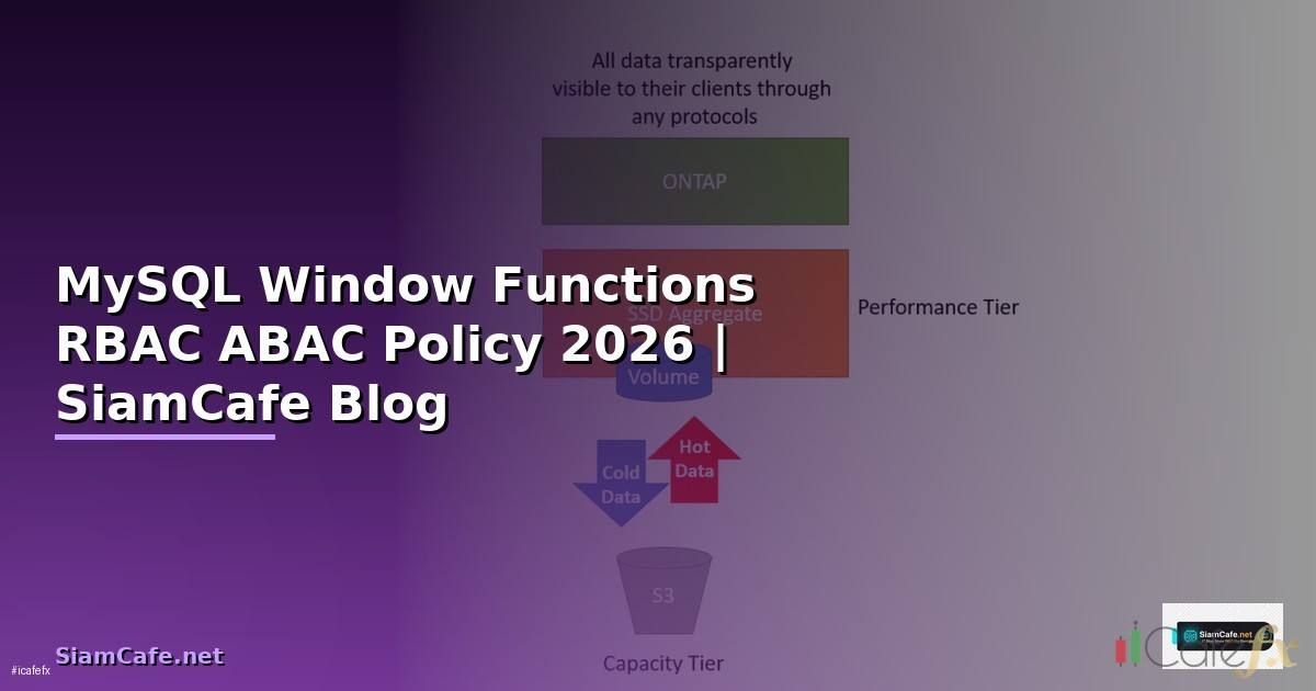 MySQL Window Functions RBAC ABAC Policy