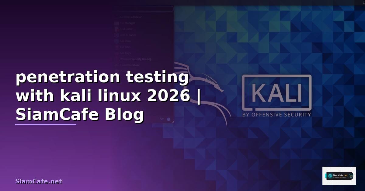 penetration testing with kali linux