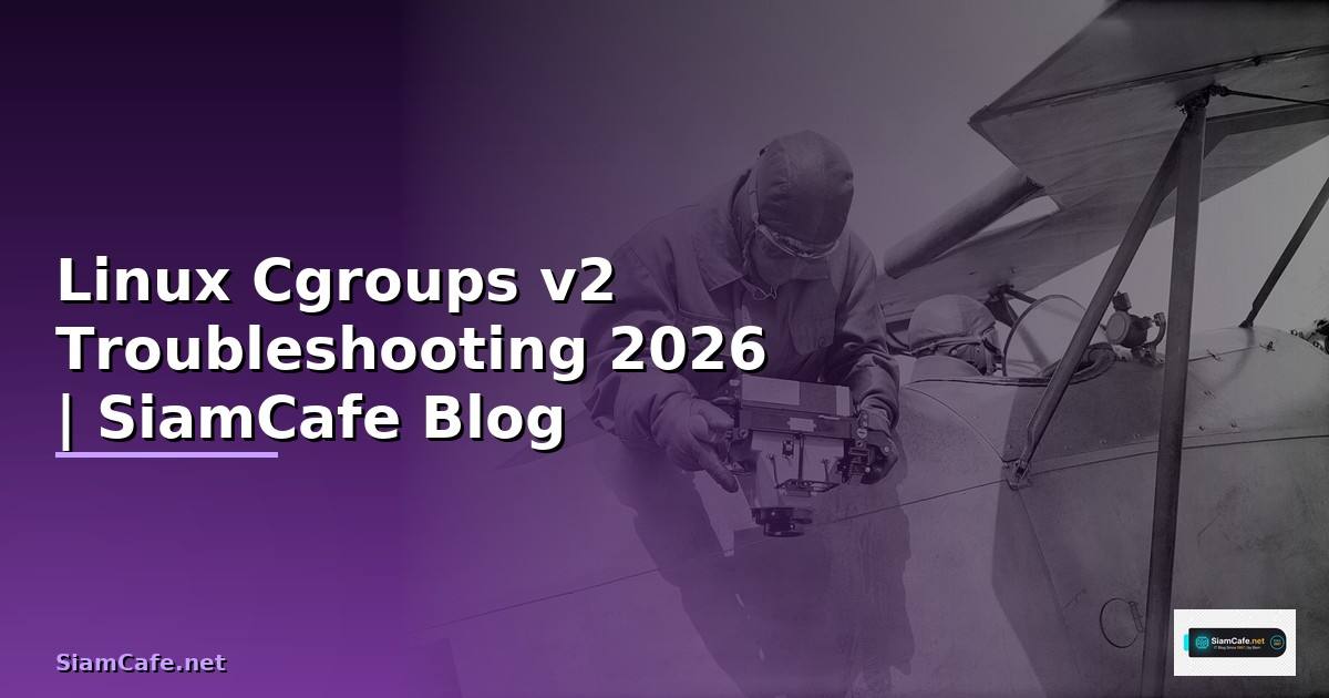 Linux Cgroups v2 Troubleshooting แก้ปัญหา