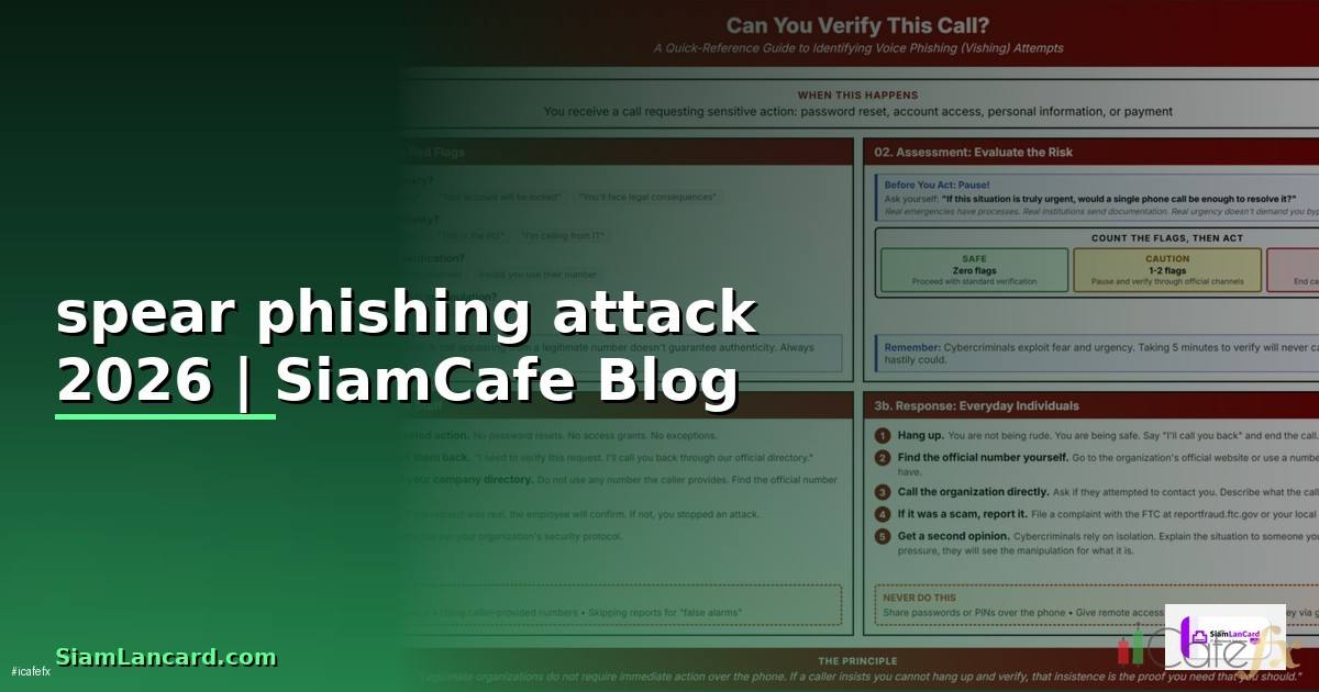 spear phishing attack คือ