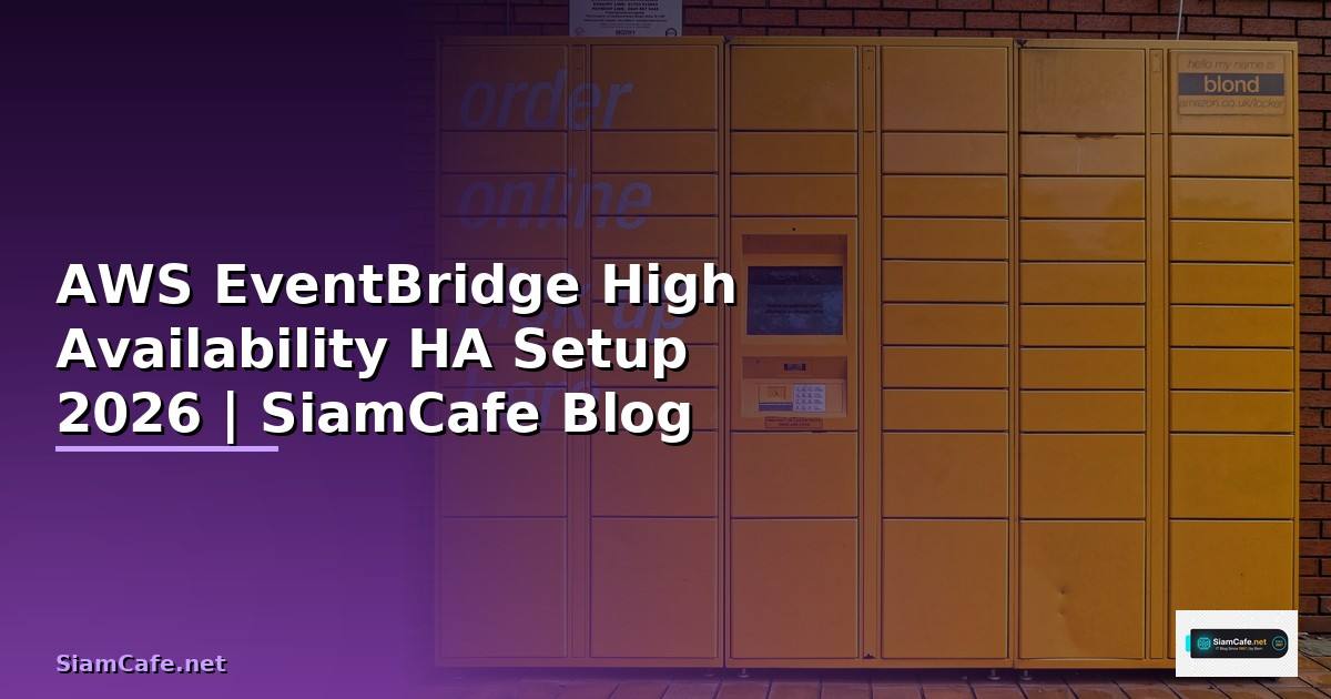 AWS EventBridge High Availability HA Setup