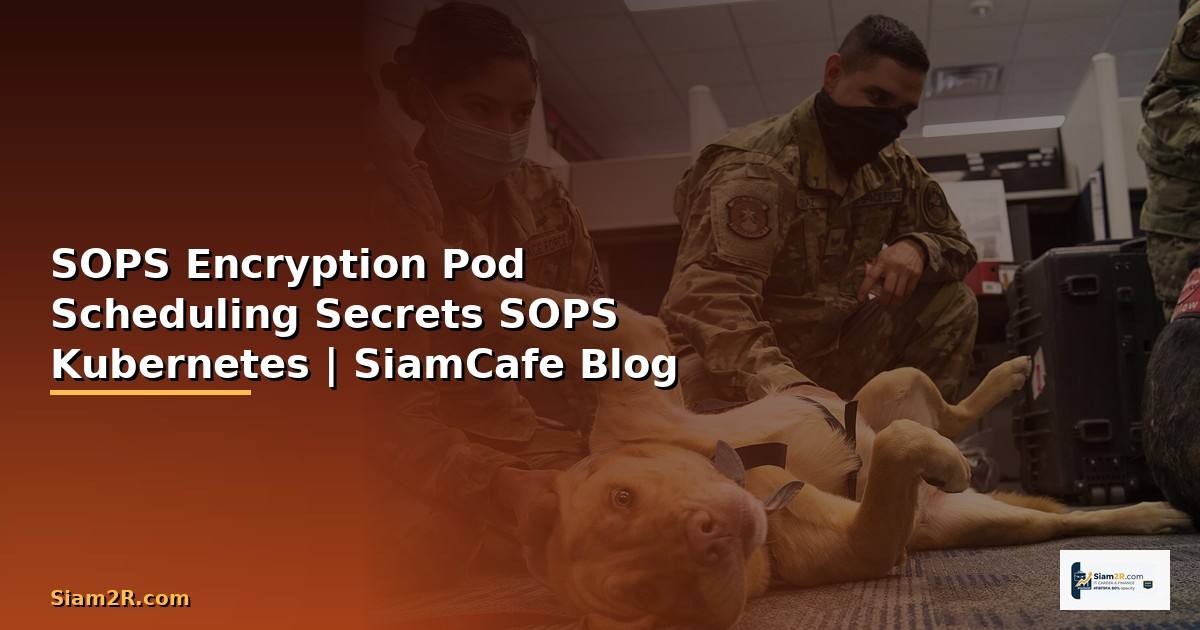 SOPS Encryption Pod Scheduling — จัดการ Secrets