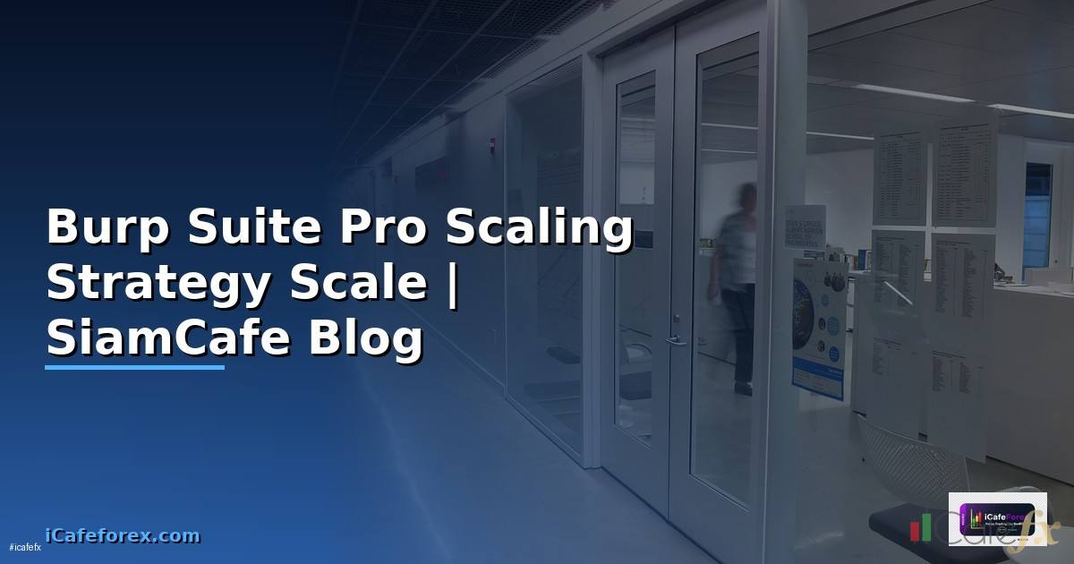Burp Suite Pro Scaling Strategy วิธี Scale