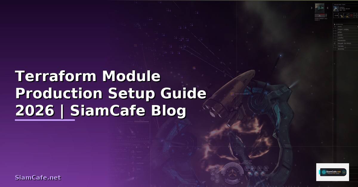Terraform Module Production Setup Guide
