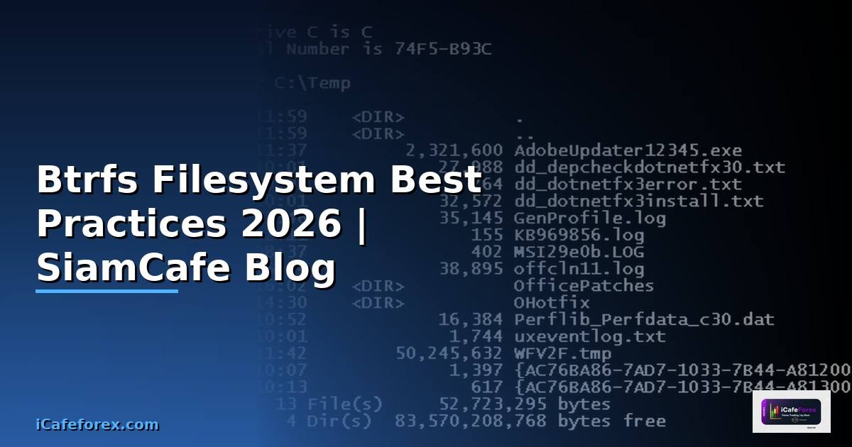 Btrfs Filesystem Best Practices ที่ต้องรู้