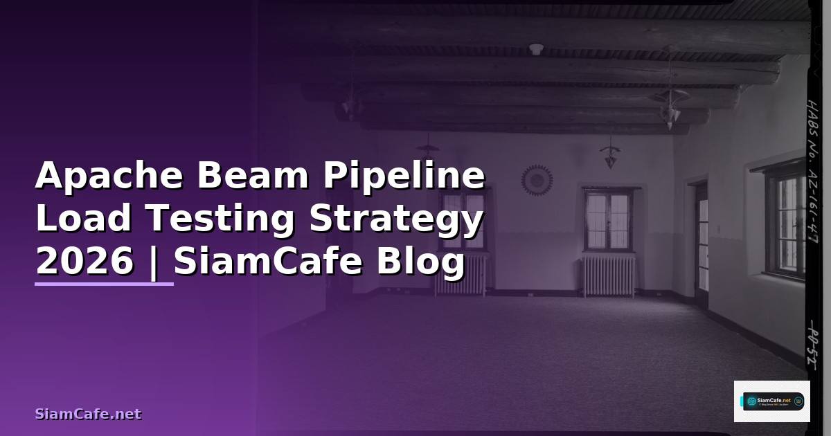 Apache Beam Pipeline Load Testing Strategy
