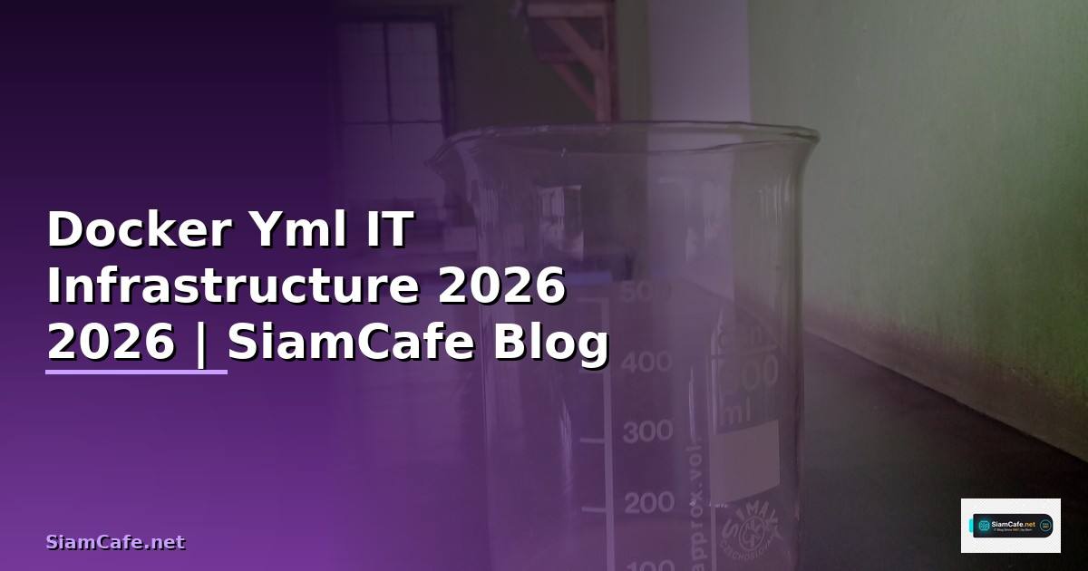 Docker Yml คืออะไร — คู่มือ IT Infrastructure